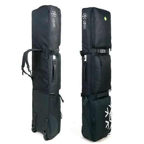 single ski bag with wheels